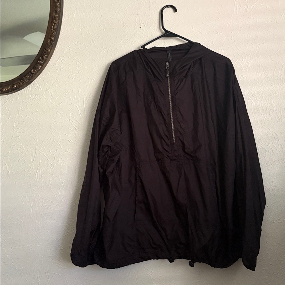 Black Windbreaker Jacket